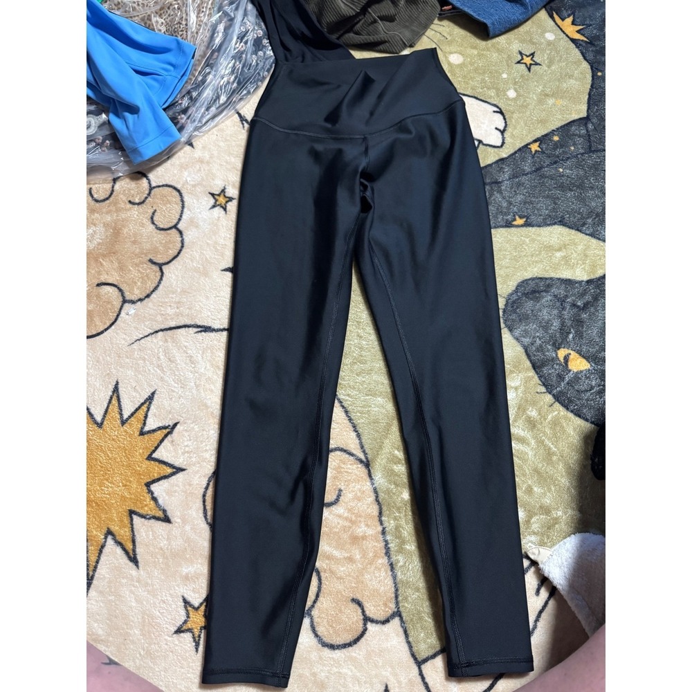 ALO Yoga High Waist Black Workout Leggings Athletic Activewear Womens